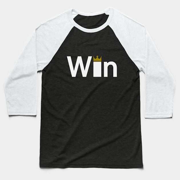 Win creative artwork Baseball T-Shirt by D1FF3R3NT